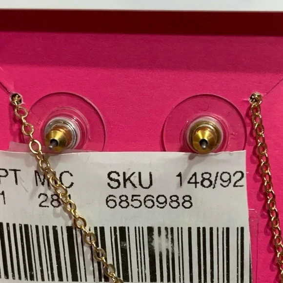 BETSEY JOHNSON SPARKLING DAISY NECKLACE AND EARRINGS SET! - Picture 11 of 11